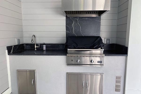 Nesmar Deluxe Kitchen Grill Area Countertop Upgrade Services