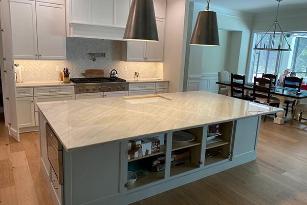 Nesmar Deluxe Kitchen Island Countertop Upgrade Services